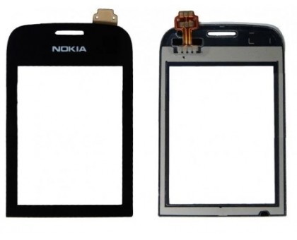 Touch screen (sensor) 202 for Nokia Asha / 203, Black