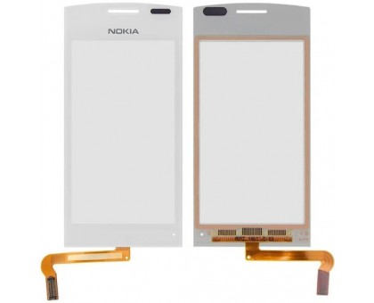 Touch screen (sensor) 500 for Nokia, white, with the front panel