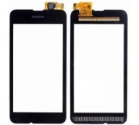 Тачскрін (сенсор) для Nokia 530 Lumia, чорний, оригінал (Китай)