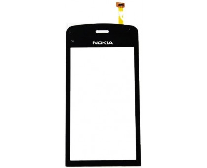 Тачскрін (сенсор) для Nokia C5-03 / C5-06, чорний, оригінал (Китай)