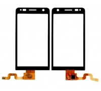 Тачскрін (сенсор) для Nokia C6-01, чорний, з передньою панеллю сріблястого кольору, оригінал (Китай) тоноване