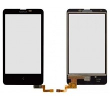 Тачскрин (сенсор) для Nokia X Dual Sim, чёрный