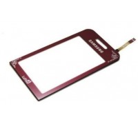 Touch screen (sensor) for Samsung S5230 Star, red, La'Fleur, original (China)