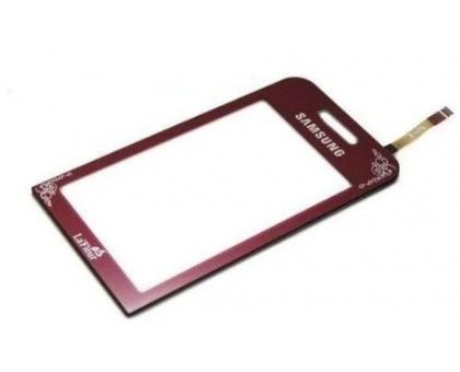 Touch screen (sensor) for Samsung S5230 Star, red, La'Fleur