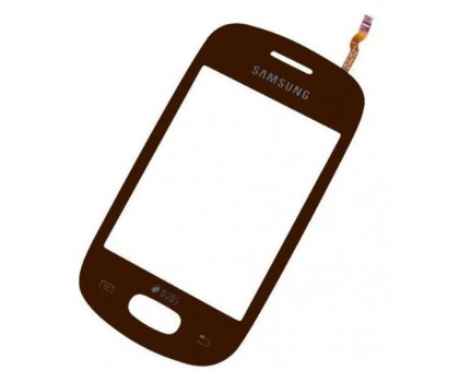 Touch screen (sensor) for Samsung S5282 Galaxy Star Duos, brown, original (China)