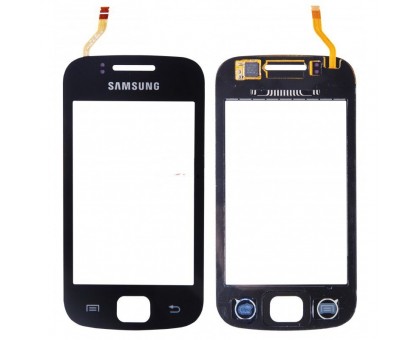 Touch screen (sensor) for Samsung S5660 Galaxy Gio, black big ic / small ic