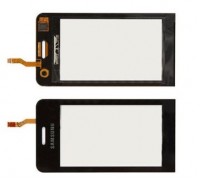 Тачскрін (сенсор) для Samsung S7230 Wave 723, чорний, оригінал (Китай)