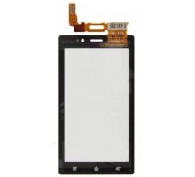 Тачскрин (сенсор) для Sony MT27i Xperia Sola, чёрный