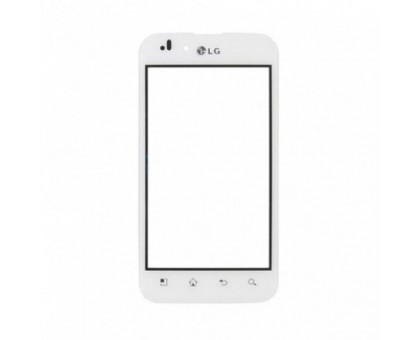 Touch screen (sensor) for LG P970 Optimus, white, original (China) big ic (5mm) / small ic (4mm)