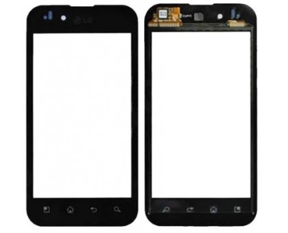 Touch screen (sensor) for LG P970 Optimus, black big ic (5mm) / small ic (4mm)