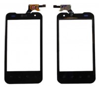 Touch screen (sensor) for LG P990 Optimus 2 / P999 Optimus G2x, black P900 / P993