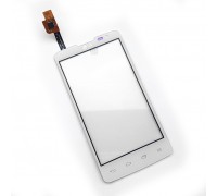 Touch screen (sensor) for LG X145 Optimus L60 Dual, white, original (China)