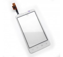 Touch screen (sensor) for LG X145 Optimus L60 Dual, white, original (China)