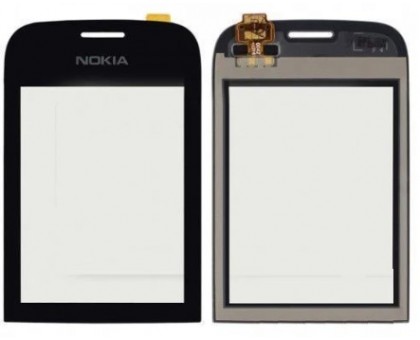 Тачскрін (сенсор) для Nokia 303 Asha, чорний