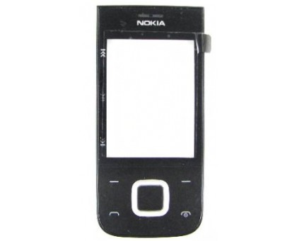 Touch screen (sensor) for the Nokia 5330, black, with the front panel, the speaker