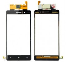 Тачскрин (сенсор) для Nokia 830 Lumia, чёрный