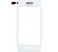 Тачскрін (сенсор) для Nokia X7-00, білий, з передньою панеллю