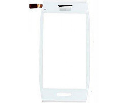 Тачскрін (сенсор) для Nokia X7-00, білий, з передньою панеллю
