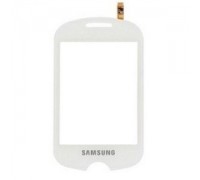 Тачскрин (сенсор) для Samsung C3510 Corby POP, белый big ic/ small ic