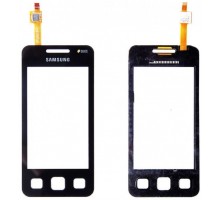 Touch screen (sensor) for Samsung C6712 Star 2 Duos, black big ic (5mm) / small ic (4mm)