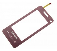 Тачскрин (сенсор) для Samsung F490, красный