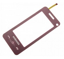 Touch screen (sensor) for Samsung F490, red