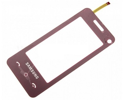 Тачскрин (сенсор) для Samsung F490, красный