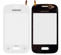 Тачскрин (сенсор) для Samsung G110 Galaxy Pocket 2 Duos/ G110B/ G110F/ G110M, белый, оригинал (Китай)