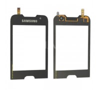 Тачскрин (сенсор) для Samsung S5600, чёрный big ic/ small ic