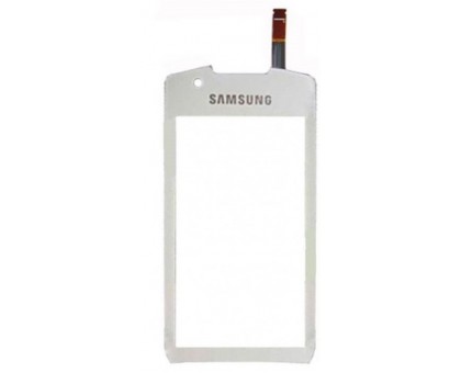 Тачскрин (сенсор) для Samsung S5620 Monte, белый big ic(5mm)/ small ic(4mm)