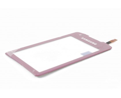 Тачскрин (сенсор) для Samsung S5620 Monte, розовый big ic(5mm)/ small ic(4mm)