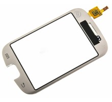 Тачскрін (сенсор) для Samsung S5670 Galaxy Fit, сріблястий