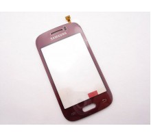 Тачскрин (сенсор) для Samsung S6310 Galaxy Young/ S6312, красный