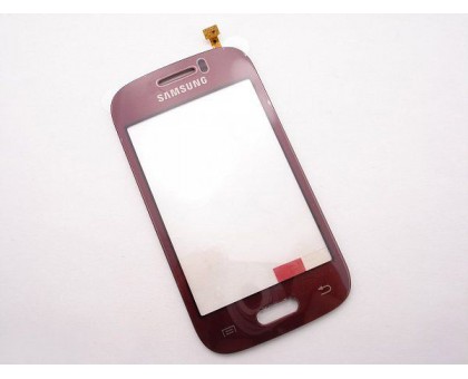 Тачскрін (сенсор) для Samsung S6310 Galaxy Young / S6312, червоний