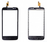 Тачскрин (сенсор) для Lenovo A516, чёрный, оригинал (Китай)
