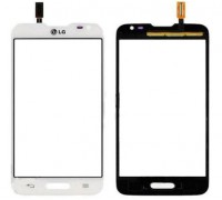 Тачскрін (сенсор) для LG D320 Optimus L70 / D321 / MS323, білий, оригінал (Китай)