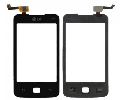 Touch screen (sensor) for LG E510 Optimus Hub, black