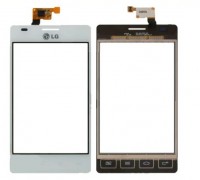 Тачскрин (сенсор) для LG E615 Optimus L5 Dual, белый, оригинал (Китай)