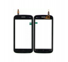 Touch screen (sensor) for Fly iQ450 Horizon, black big ic (6mm) / small ic (5mm)