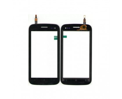 Touch screen (sensor) for Fly iQ450 Quattro Horizon 2, black big ic (6mm) / small ic (5mm)