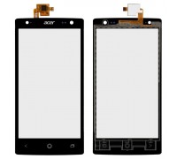 Touch screen (sensor) for ACER E380 Liquid E3 DualSim, black