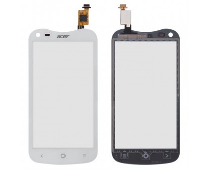 Touch screen (sensor) for ACER V370 Liquid E2 Duo, white