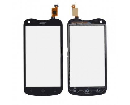 Touch screen (sensor) for ACER V370 Liquid E2 Duo, black