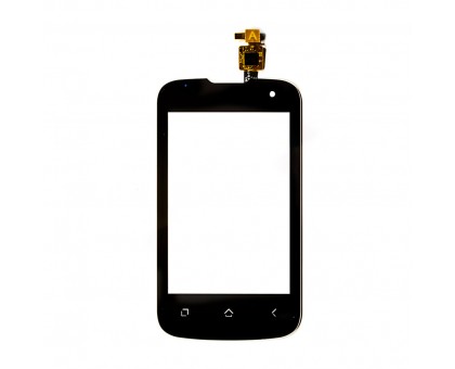 Touch screen (sensor) for Fly iQ430 Evoke, black, without camera big connector / small connector