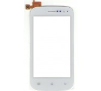 Touch screen (sensor) for Fly iQ442 Miracle, white, with a large connector