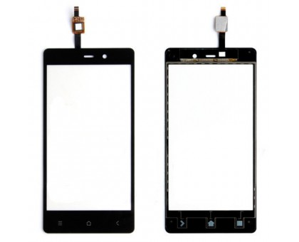 Touch screen (sensor) for Fly iQ453 Quad Luminor FHD, black