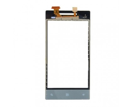 Touch screen (sensor) for HTC A620e Windows Phone 8S Domino, white