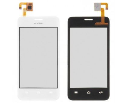 Touch screen (sensor) for Huawei Y320-30 Ascend, white, without connector