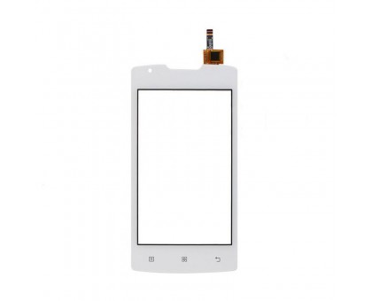 Touch screen (sensor) for Lenovo A1000 IdeaPhone, white