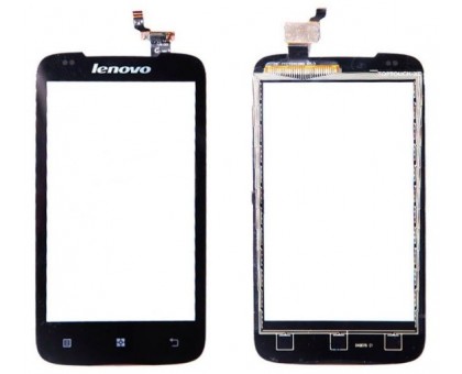 Touch screen (sensor) for Lenovo A356, Black